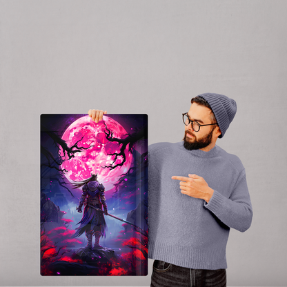 Crimson Moon Warrior (Acrylic)Elevate your space with dazzling acrylic prints of Crimson Moon Warrior from RimaGallery. Our glass-like 1⁄4” acrylic panels feature stunning prints that make an artRimaGallery
