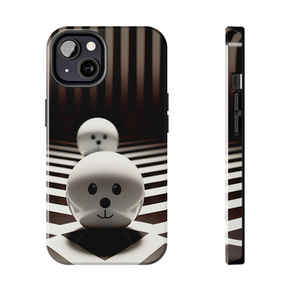 Black and White Blobs (iPhone Case 11-15)