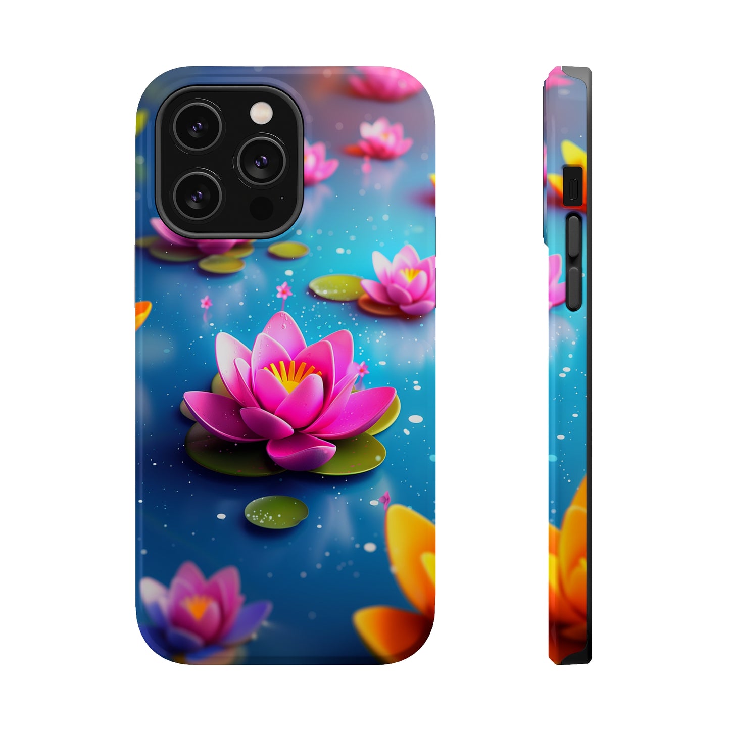 Lotus Lagoon (iPhone MagSafe Case)Discover elegance with our iPhone 13-15 MagSafe Case: Lightweight, USA-made, and compatible with all MagSafe accessories. Style meets protection. Rima Gallery presenRimaGallery