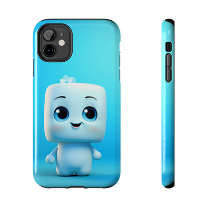 Marshmallow in Blue Sky (iPhone Case 11-15)Revolutionize your iPhone's look and feel with RIMA Tough Phone Case – ultimate protection meets elegant style for iPhone 11-15. Grab yours now! 🛡️📱RimaGallery