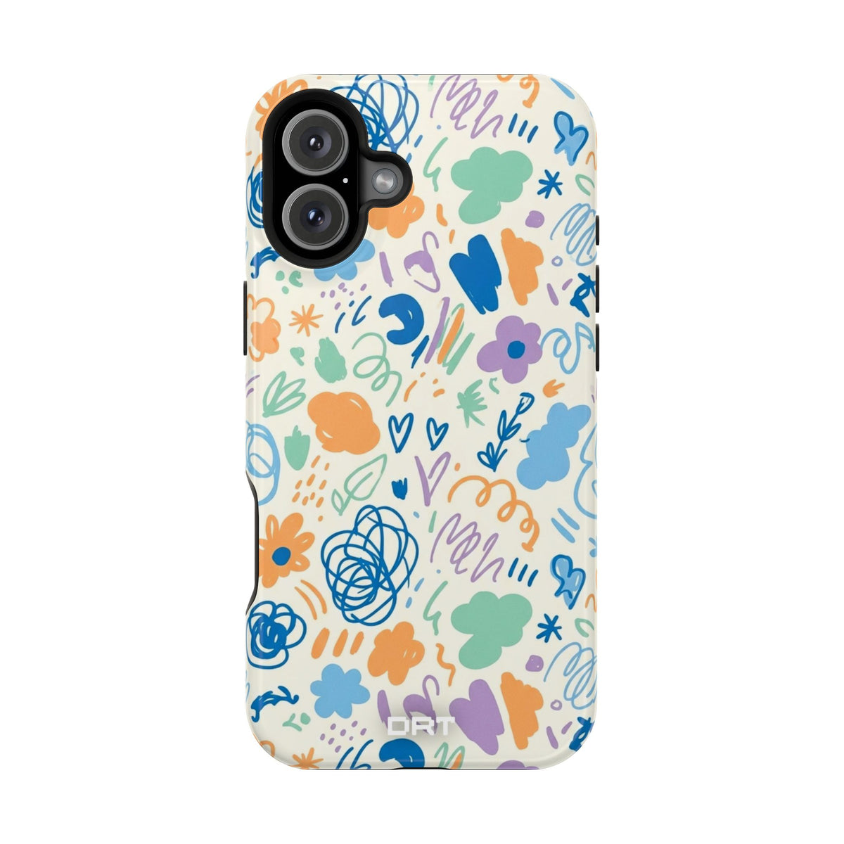Doodle Garden Tough MagSafe Case for iPhone 13–17