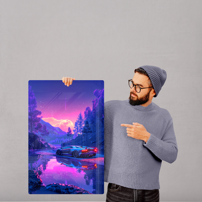 Twilight Reflections (Acrylic)Step into the universe with 'Twilight Reflections' on Acrylic from RimaGallery. Experience the cosmos in your home with vibrant, ethically crafted art. Free shippingRimaGallery