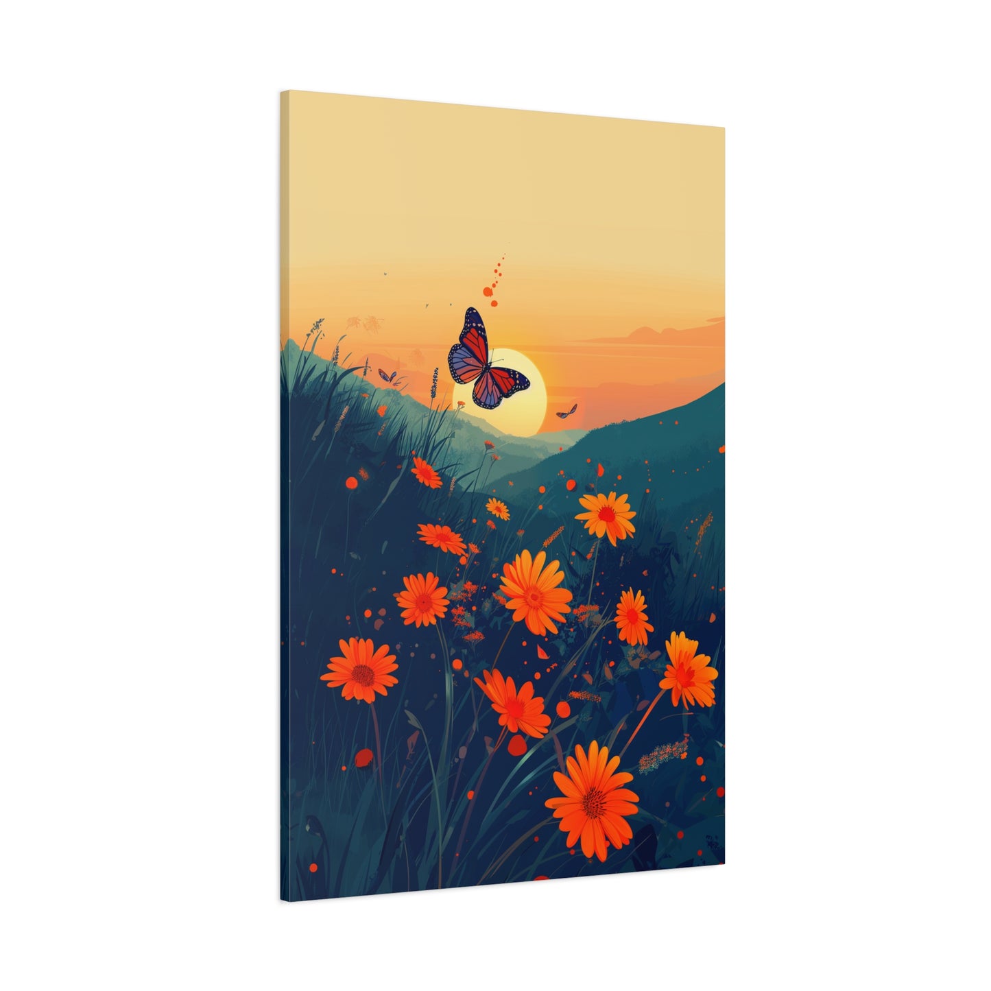 Flutter Bloom (Canvas)Flutter Bloom Experience the fusion of art and ethics with RimaGallery's eco-friendly canvases. Stunning visuals, diverse sizes, and sustainable materials. TransformRimaGallery