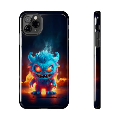 Fiery Monster (iPhone Case 11-15)Protect and personalize your iPhone 11, 12, 13, 14, &amp; 15 with RIMA's Tough Phone Case. Featuring robust materials, sleek design, and compatibility with wireless RimaGallery