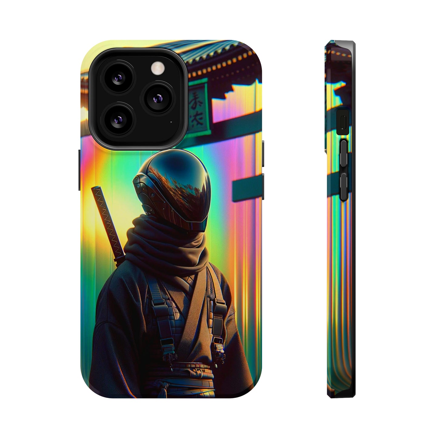 Samurai Synthwave (iPhone MagSafe Case)Samurai Synthwave MagSafe Durable Case: Style Meets Protection 📱✨
Upgrade your device with Rima Samurai Synthwave MagSafe Durable Case. This case isn’t just about sRimaGallery
