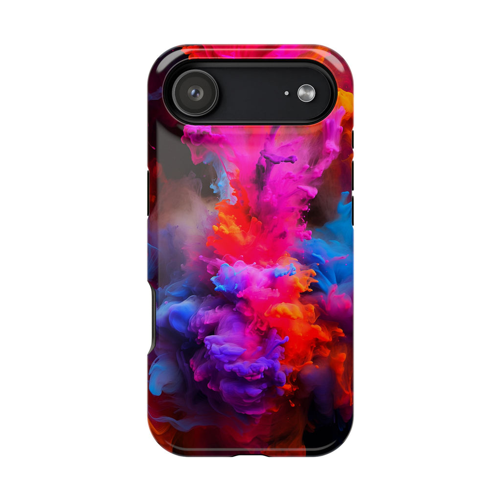 Magnetic Impact-Resistant Phone Case — Vivid Color Smoke