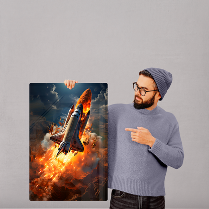 Ascension Beyond Limits
 Transform your space with our elegant Acrylic Prints, where art meets modernity. Experience superior quality with high-grade acrylic and vib-Limits (Acrylic)