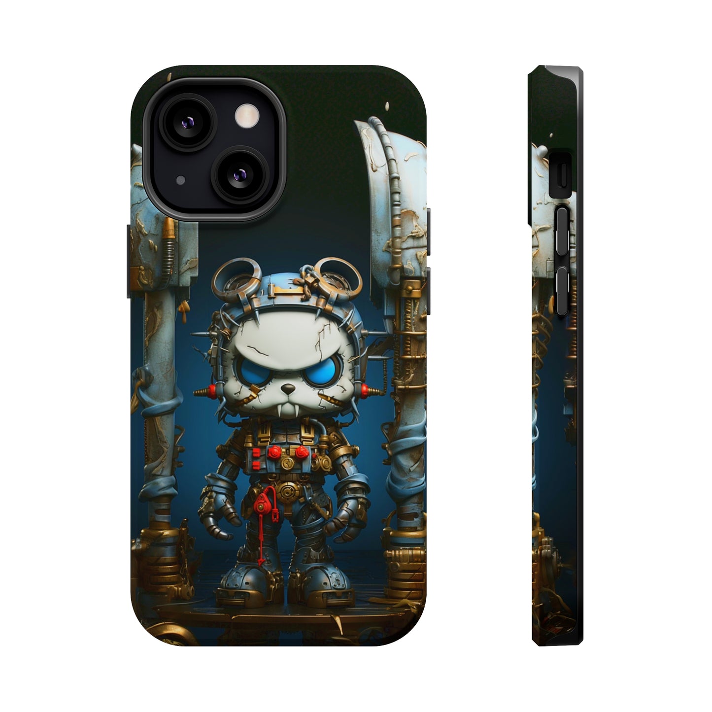 Steampunk Sentry (iPhone MagSafe Case)Steampunk Sentry MagSafe Durable Case: Style Meets Protection 📱✨
Upgrade your device with Rima Gallery's Steampunk Sentry MagSafe Durable Case. This case isn’t justRimaGallery