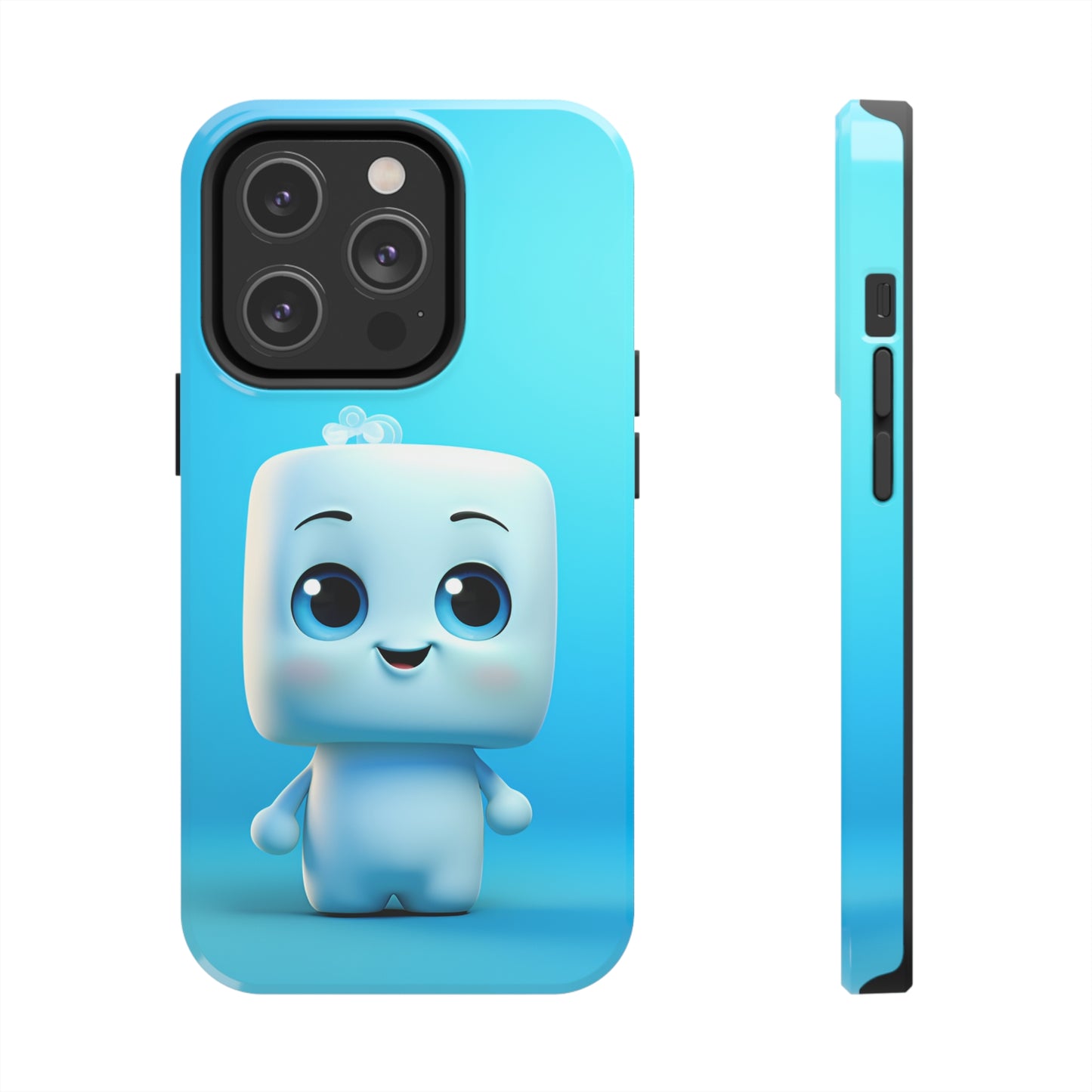 Marshmallow in Blue Sky (iPhone Case 11-15)Revolutionize your iPhone's look and feel with RIMA Tough Phone Case – ultimate protection meets elegant style for iPhone 11-15. Grab yours now! 🛡️📱RimaGallery
