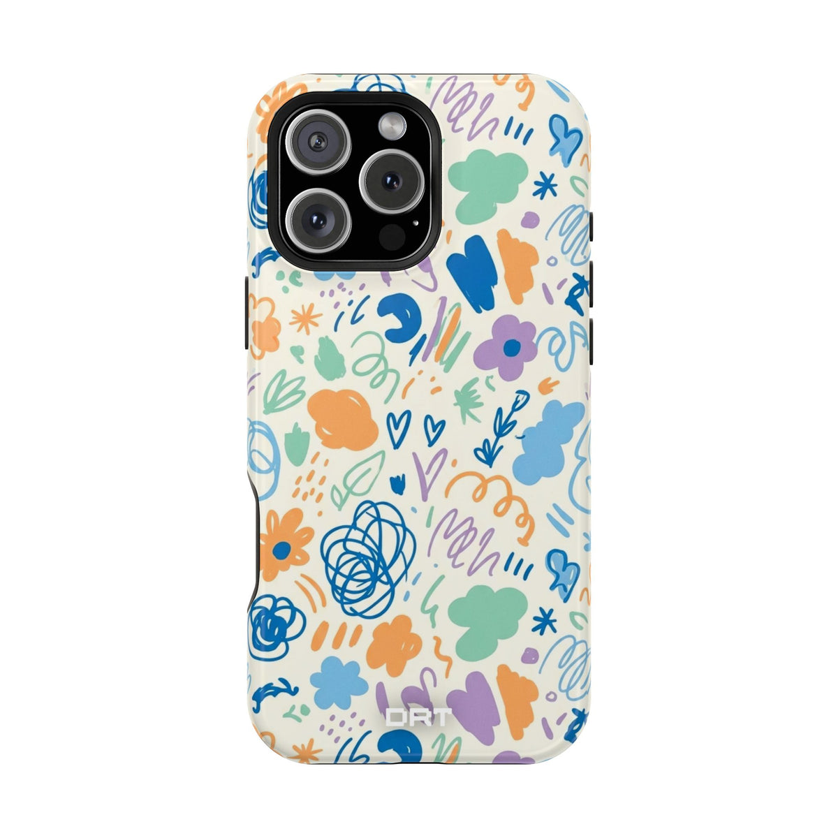 Doodle Garden Tough MagSafe Case for iPhone 13–17
