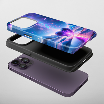Galactic Heartbeat (iPhone Case 11-15)RIMA Tough Phone Case for iPhone 11-15: Where Style Meets Durability. Featuring a sleek design with MagSafe compatibility, this case offers unmatched protection and RimaGallery
