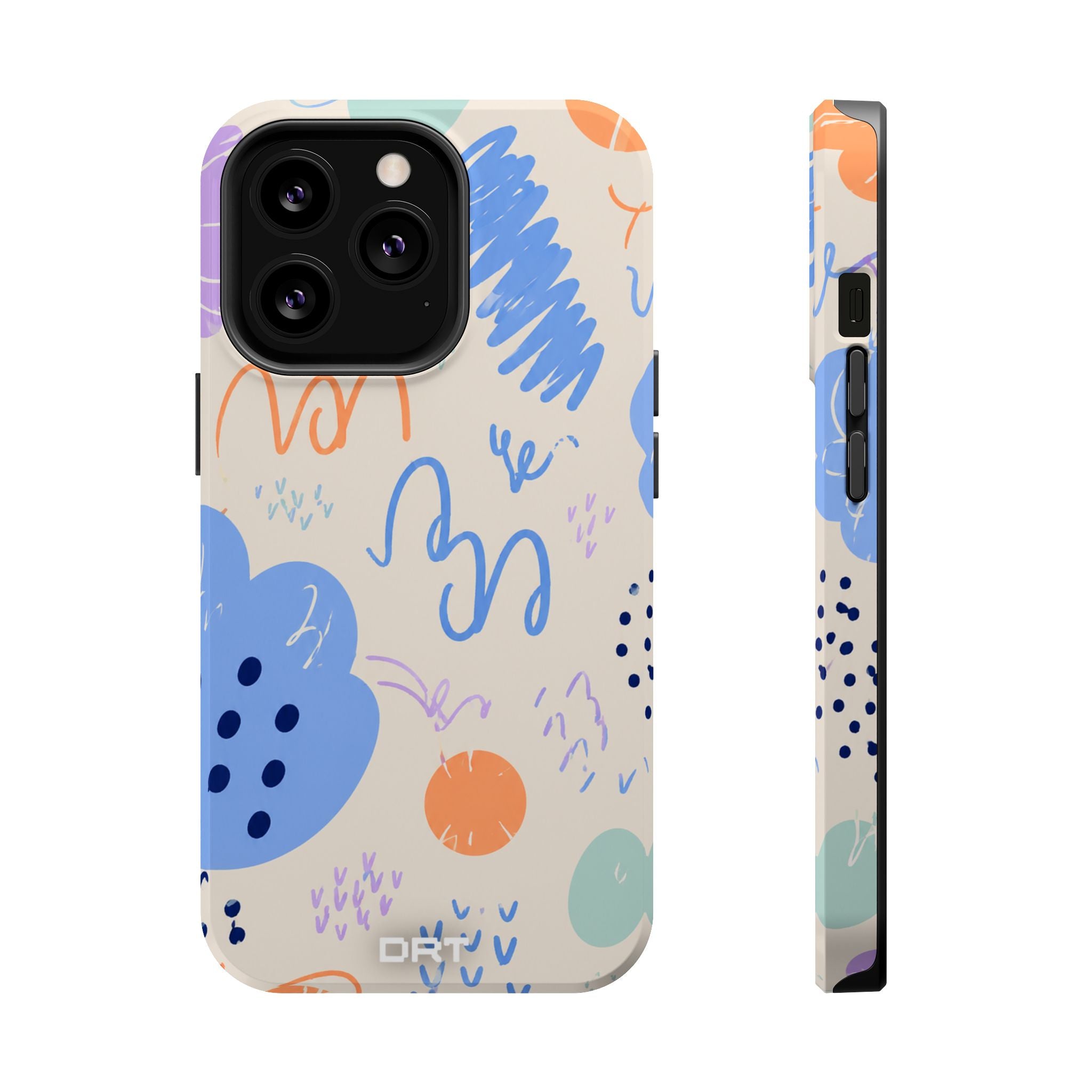 Abstract Doodle Magnetic Impact Phone Case