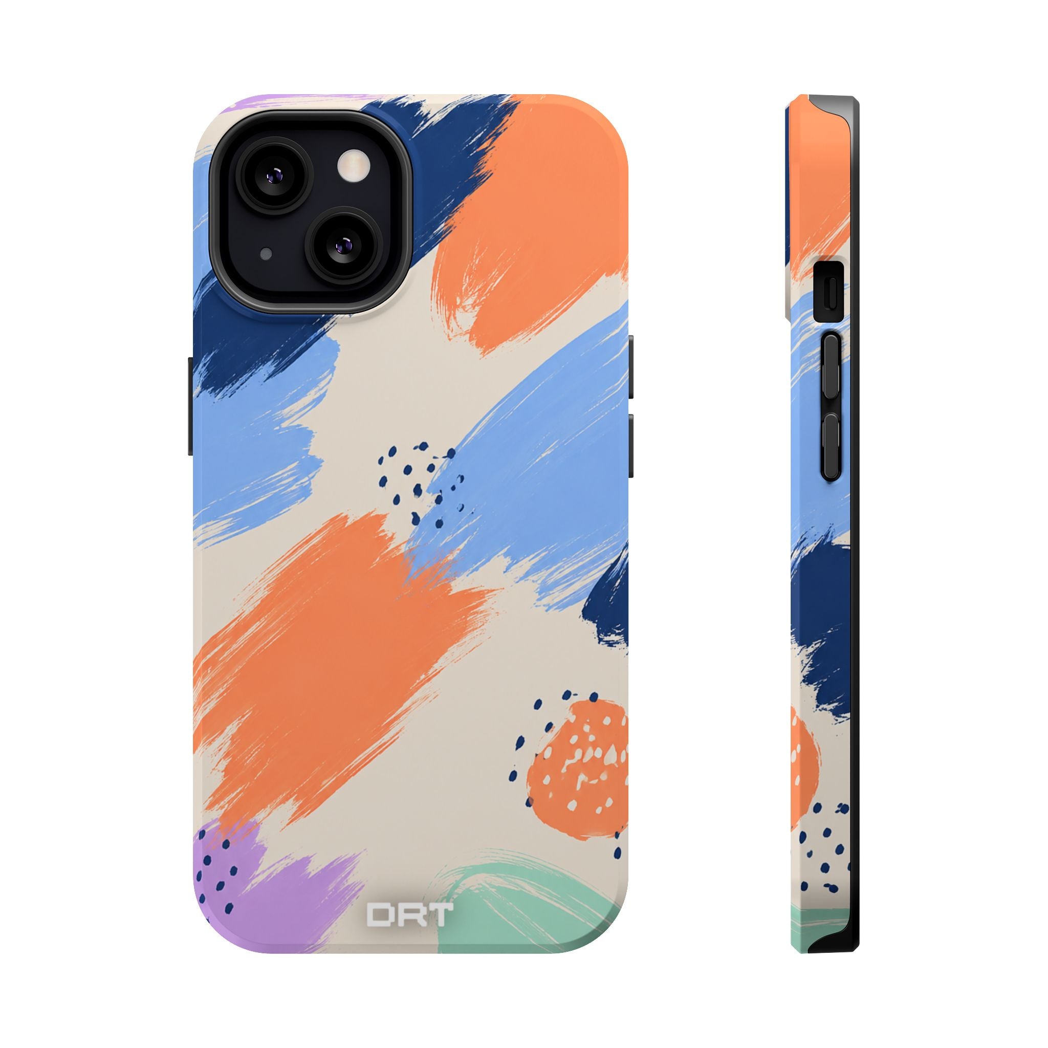 Abstract Brushstroke Magnetic Impact-Resistant Phone Case
