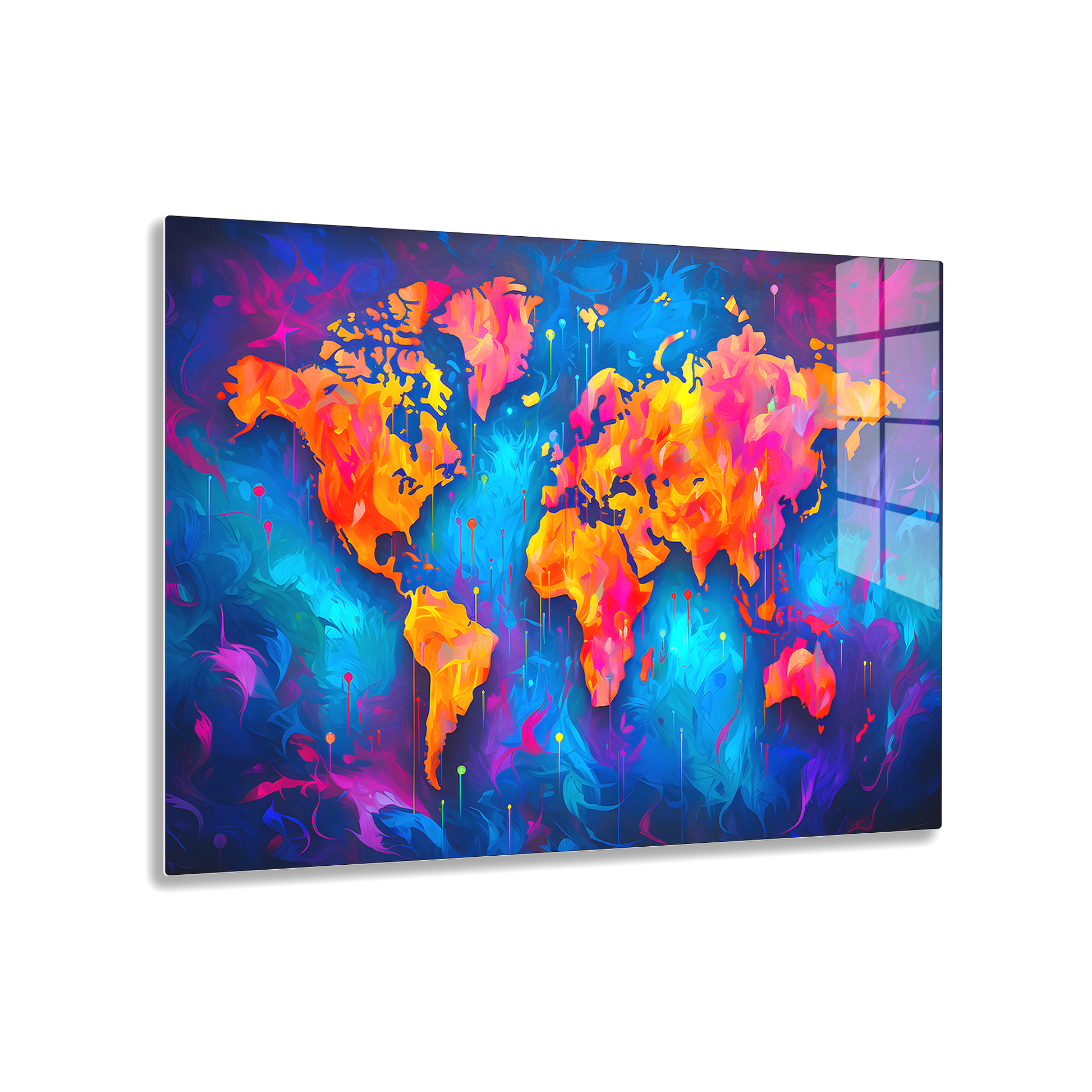 Vivid Colors World Map (Acrylic)Make Every Journey Remarkable
 
Illuminate your space with the magic of global exploration with our "Vivid Expeditions: A World Map on Premium Acrylic Print". Every RimaGallery