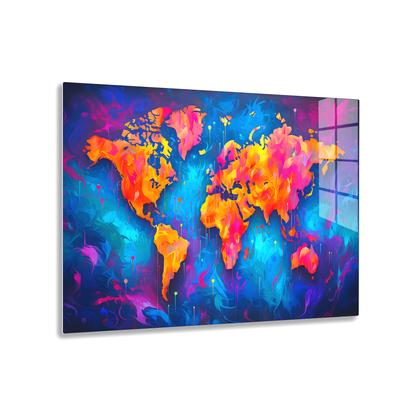 Vivid Colors World Map (Acrylic)Make Every Journey Remarkable
 
Illuminate your space with the magic of global exploration with our "Vivid Expeditions: A World Map on Premium Acrylic Print". Every RimaGallery