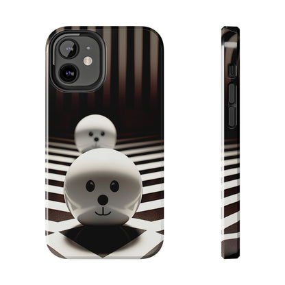 Black and White Blobs (iPhone Case 11-15)