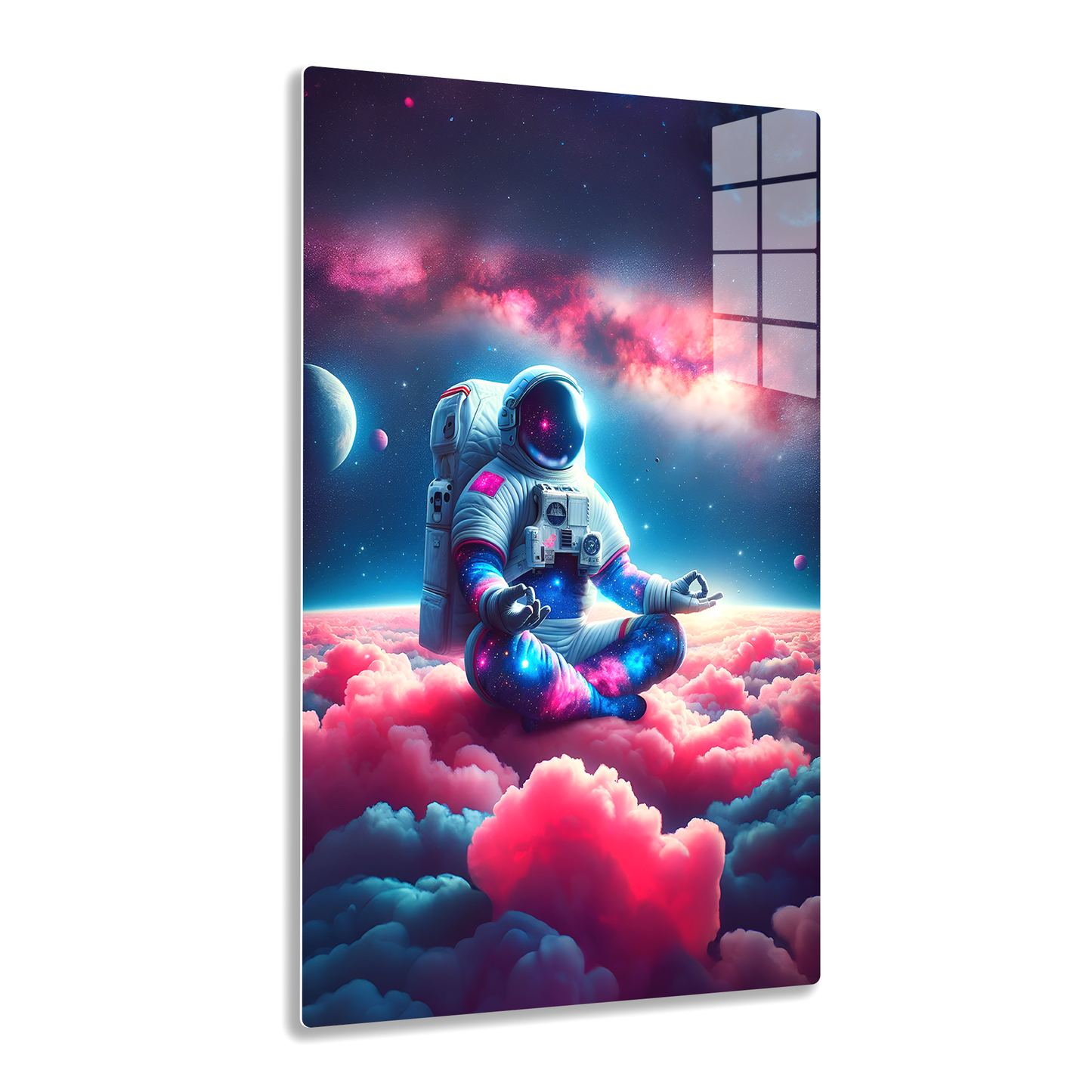 Stardust Meditation (Acrylic)Make a design statement with Stardust Meditation acrylic prints from RimaGallery. The sleek 1⁄4" acrylic material creates a glass-like illusion for your wall art. PrRimaGallery