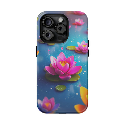 Lotus Lagoon (iPhone MagSafe Case)Discover elegance with our iPhone 13-15 MagSafe Case: Lightweight, USA-made, and compatible with all MagSafe accessories. Style meets protection. Rima Gallery presenRimaGallery