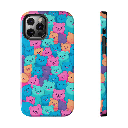 Cheerful Bear Party (iPhone Case 11-15)RIMA Tough Phone Case: Unmatched Style &amp; Protection for iPhone 11, 12, 13, 14, &amp; 15 🛡️📱
Product Description:
Discover the RIMA Tough Phone Case, exclusivelRimaGallery