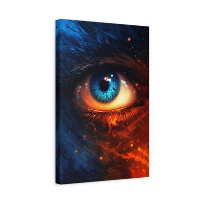 Stellar Eye (Canvas)Stellar Eye (Canvas  Matte finish, stretched, with a depth of 1.25 inches) Elevate your décor with RimaGallery’s responsibly made art canvases. Our eco-friendly mateRimaGallery