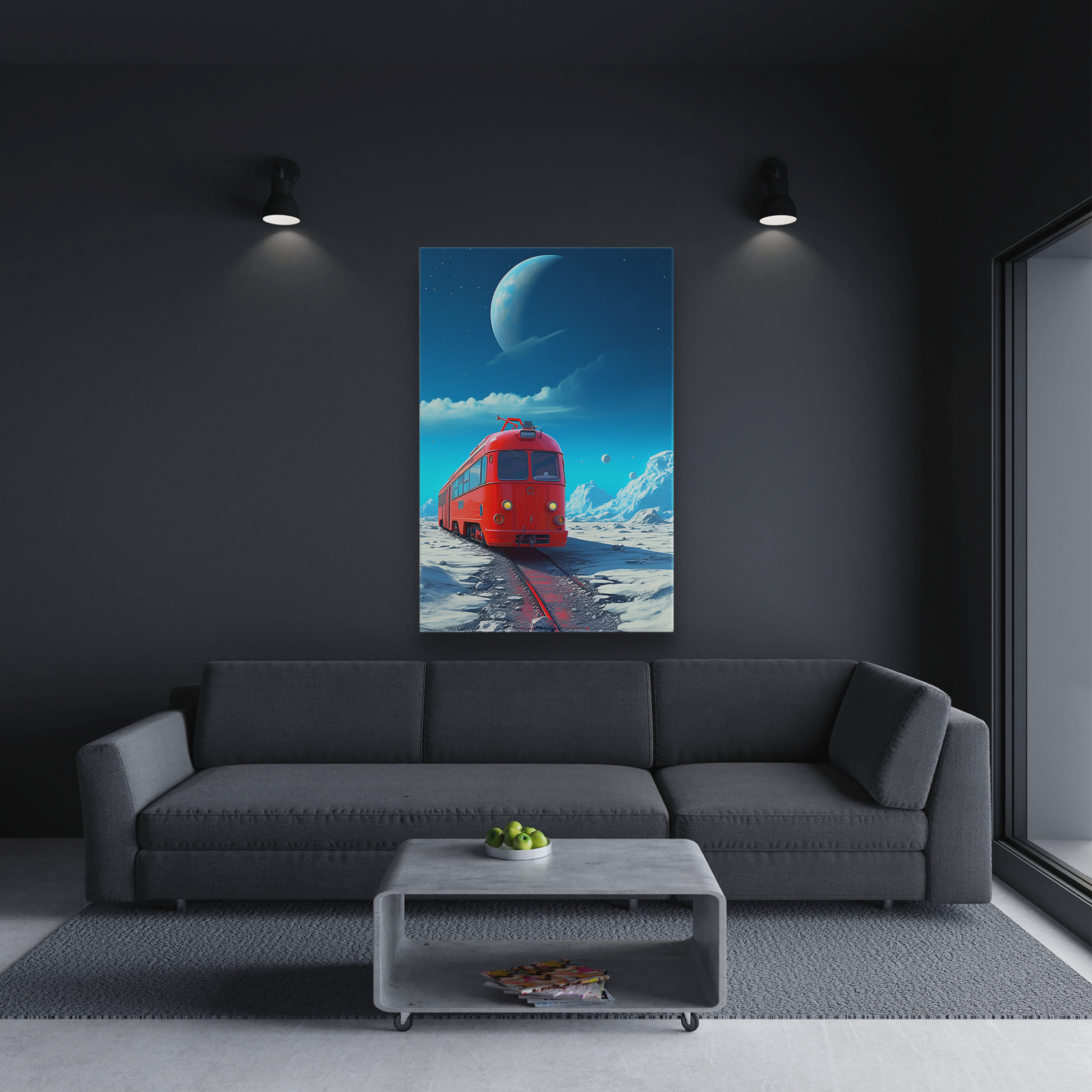 Crimson Tracks (Canvas)Crimson Tracks (Canvas  Matte finish, stretched, with a depth of 1.25 inches)
Struggling with low-quality canvases? Switch to RimaGallery! Our canvases are more thanRimaGallery