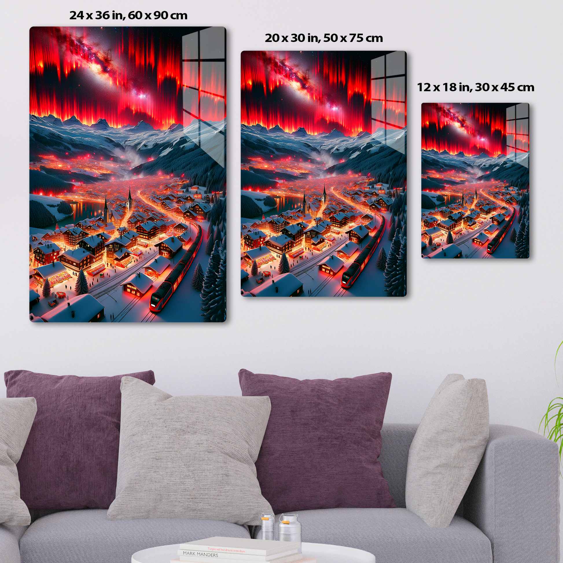 Aurora Village (Acrylic)Aurora Village Luminescence Transform your space with our elegant Acrylic Prints, where art meets modernity. Experience superior quality with high-grade acrylic and RimaGallery