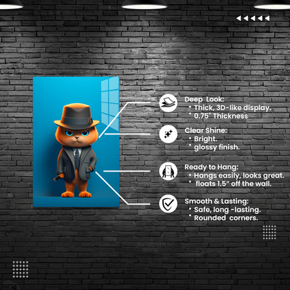 Detective Cat (Acrylic)Detective Cat
 
Discover the Modern Elegance of Acrylic: Elevate your decor with our acrylic wall art, offering a stunning, glass-like effect that brings any image tRimaGallery