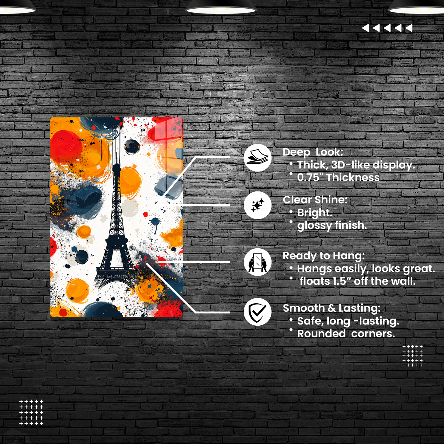 Paris Splash (Acrylic)