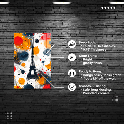 Paris Splash (Acrylic)