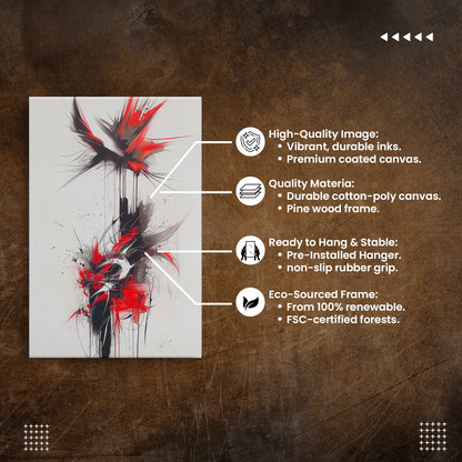 Ebony Flare (Canvas)Ebony Flare at RimaGallery: a premium, eco-friendly canvas celebrating quality and sustainability. Elevate your space with vibrant, lasting artRimaGallery