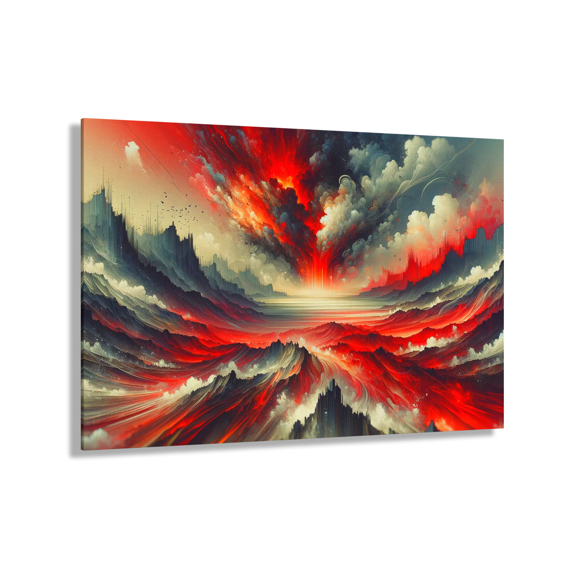 Crimson Eruption Mystique (Canvas)Crimson Eruption Mystique (Canvas  Matte finish, stretched, with a depth of 1.25 inches)
Struggling with low-quality canvases? Switch to RimaGallery! Our canvases arRimaGallery