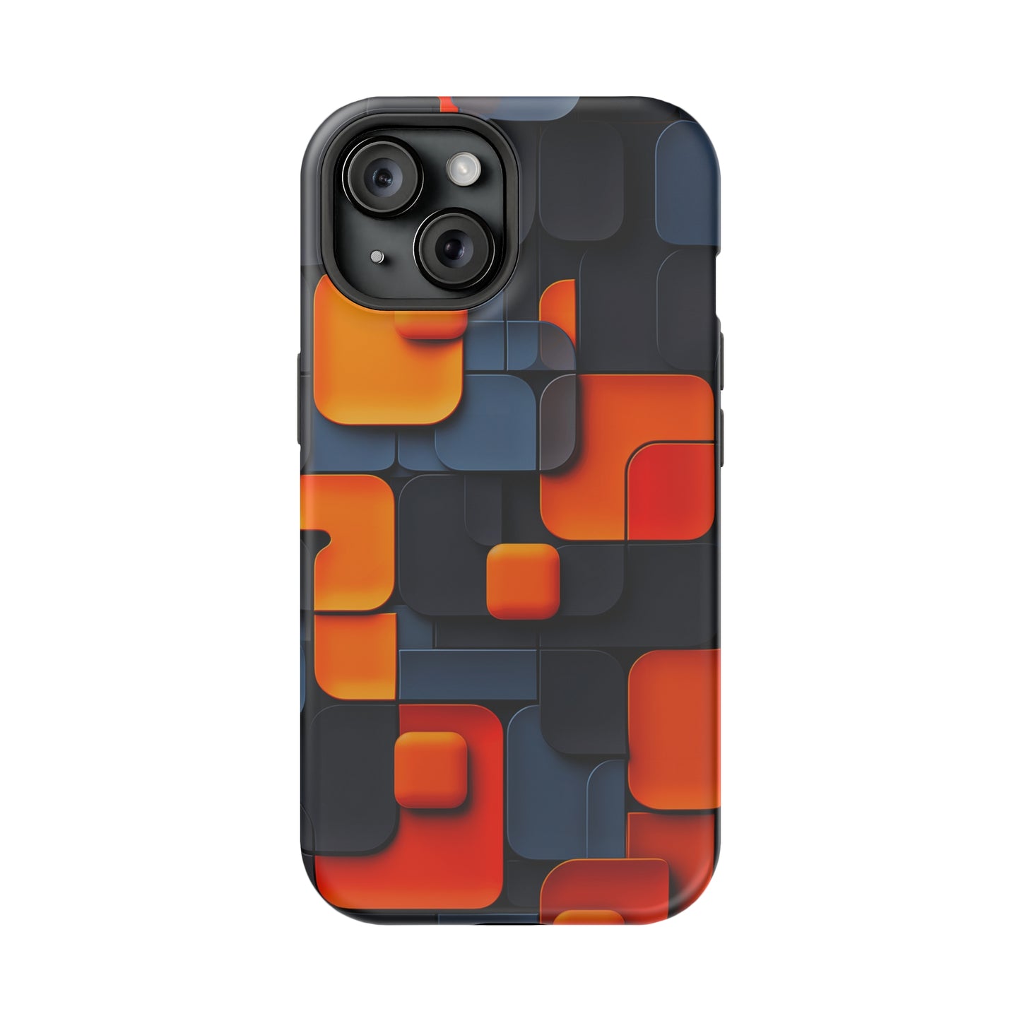 Tangerine Grid (iPhone MagSafe Case)Embrace sophistication with our MagSafe Case for iPhone 13-15: Sleek, durable, and MagSafe-ready for seamless style and unmatched protection.RimaGallery