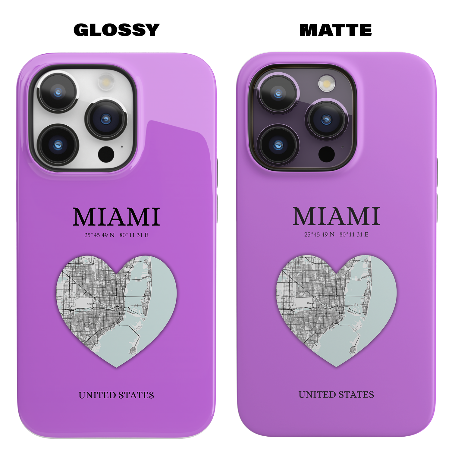 Miami Heartbeat - Purple (iPhone MagSafe Case)Elevate your iPhone's style with the Miami Heartbeat Purple MagSafe Case, offering robust protection, MagSafe compatibility, and a choice of matte or glossy finish. RimaGallery
