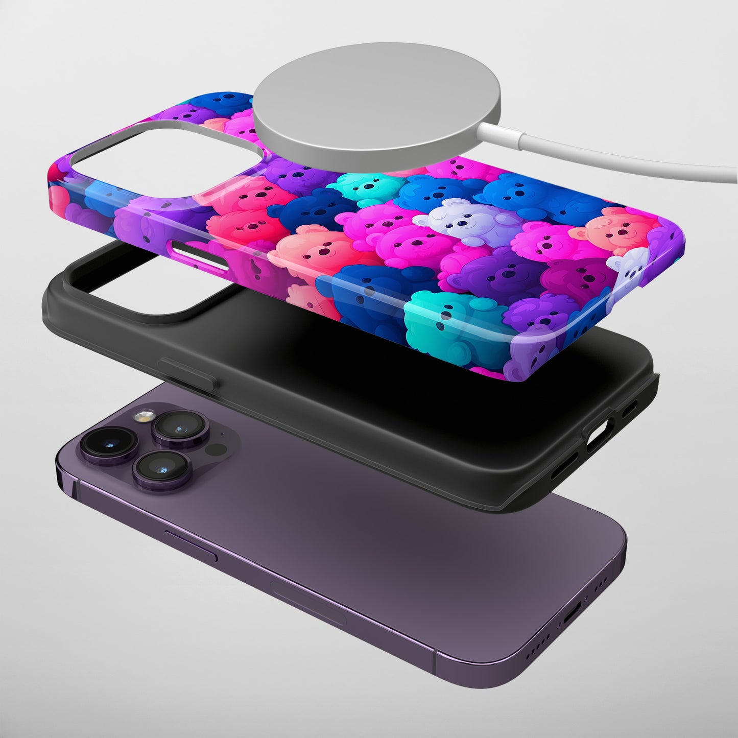 Cuddle Spectrum (iPhone MagSafe Case)Cuddle Spectrum MagSafe Durable Case: Style Meets Protection 📱✨
Upgrade your device with Rima Gallery's Cuddle Spectrum MagSafe Durable Case. This case isn’t just aRimaGallery