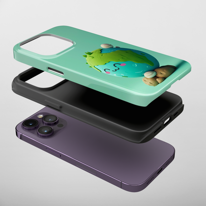 Adorable clay earth (iPhone Case 11-15)Transform your iPhone experience with RIMA's Tough Case - Premium style &amp; security for iPhone 11-15. Click to own the ultimate protection! 🛡️📲RimaGallery