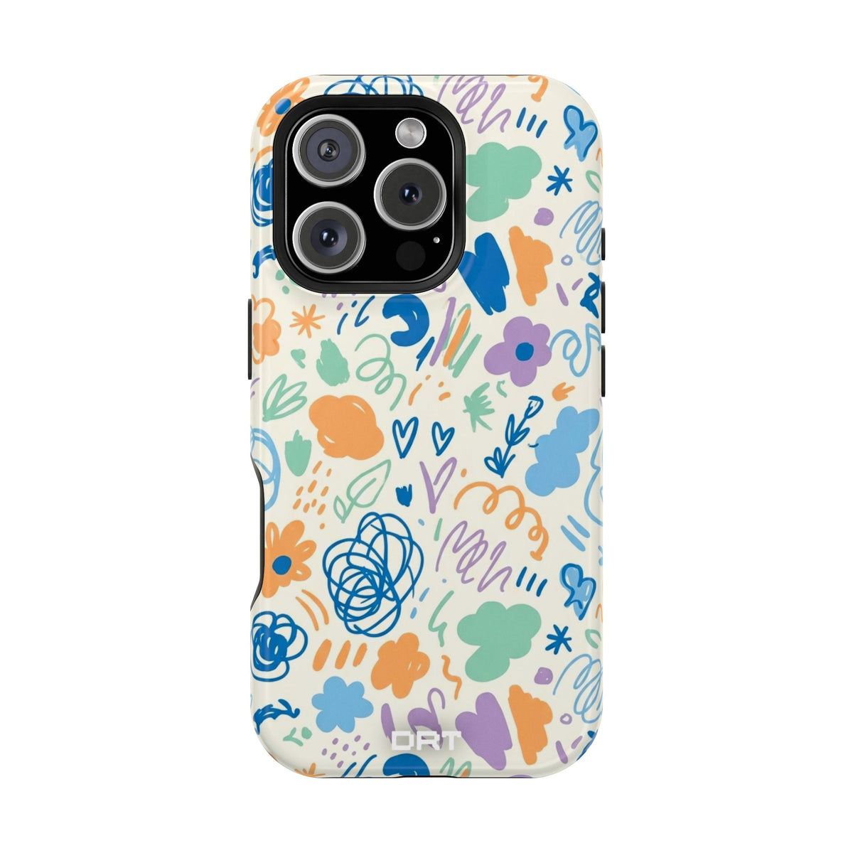 Doodle Garden Tough MagSafe Case for iPhone 13–17
