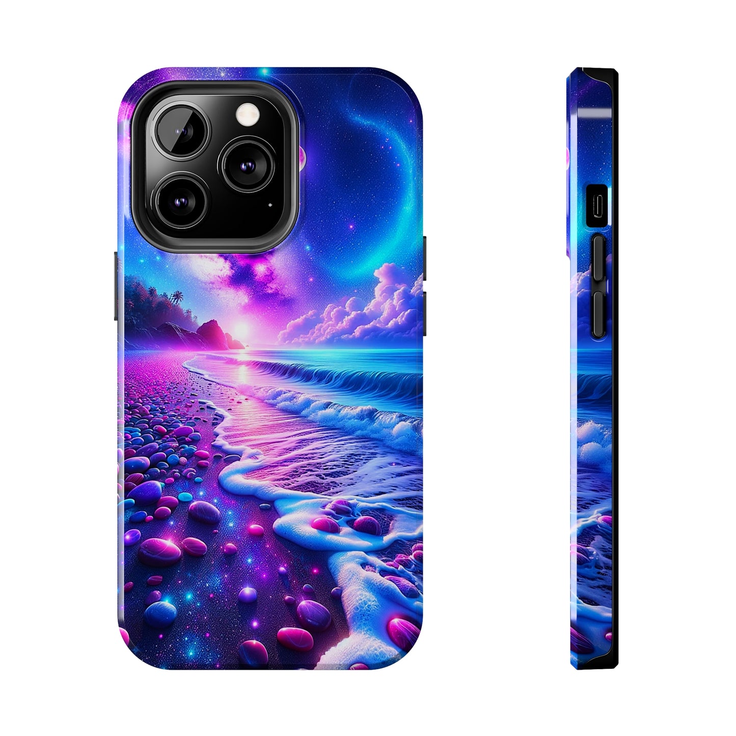 Cosmic Shoreline (iPhone Case 11-15)Discover the RIMA Case: A Fusion of Art and Protection for iPhone 11-15. With vibrant, customizable designs and military-grade defense, make a statement that echoes RimaGallery