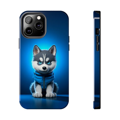 Blue Husky Charm (iPhone Case 11-15)Upgrade Your iPhone with RIMA's Tough Case: Combining sleek style and unmatched protection for iPhone 11-15 models. Durable, fashionable, and eco-friendly. Shop now RimaGallery