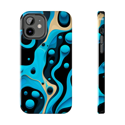 Flowing Shapes Harmony (iPhone Case 11-15)Revolutionize your iPhone's look and feel with RIMA Tough Phone Case – ultimate protection meets elegant style for iPhone 11-15. Grab yours now! 🛡️📱RimaGallery