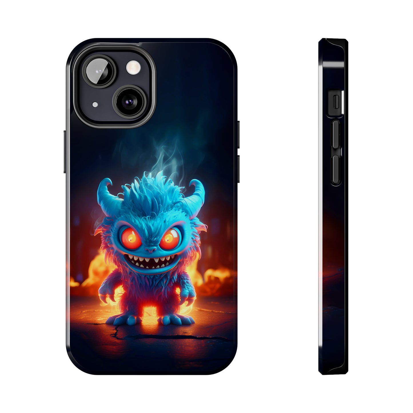 Fiery Monster (iPhone Case 11-15)Protect and personalize your iPhone 11, 12, 13, 14, &amp; 15 with RIMA's Tough Phone Case. Featuring robust materials, sleek design, and compatibility with wireless RimaGallery
