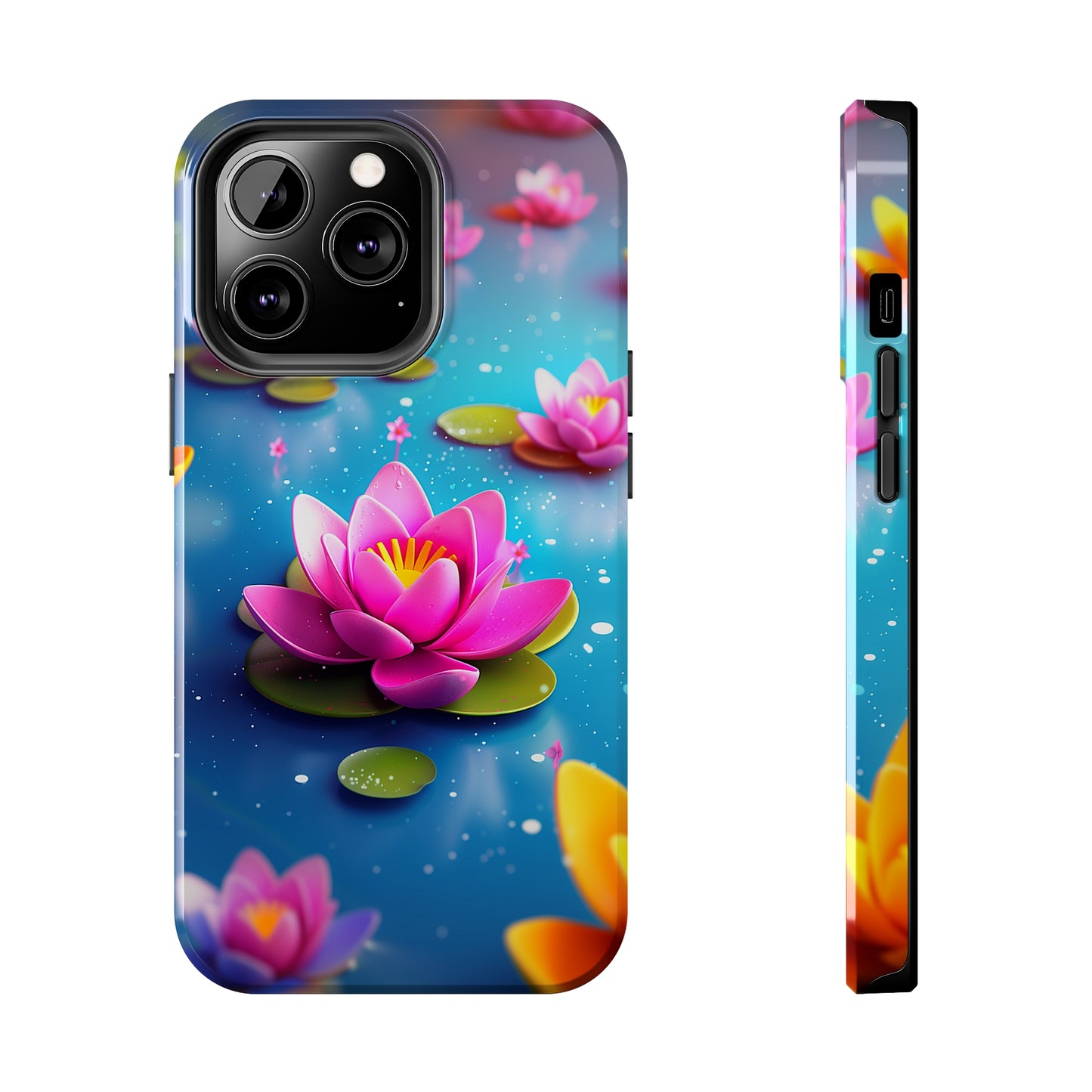 Lotus Lagoon (iPhone Case 11-15)Enhance your iPhone 11-15 with RIMA's Tough Case: Sleek design, double-layer protection, and wireless charging friendly. Perfect for the urban lifestyle.RimaGallery
