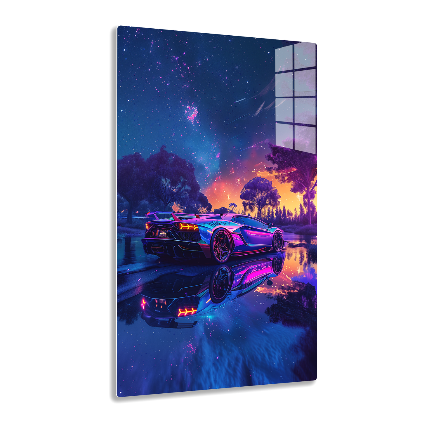 Stellar Sprinter (Acrylic)Step into the universe with 'Stellar Sprinter' on Acrylic from RimaGallery. Experience the cosmos in your home with vibrant, ethically crafted art. Free shipping in RimaGallery