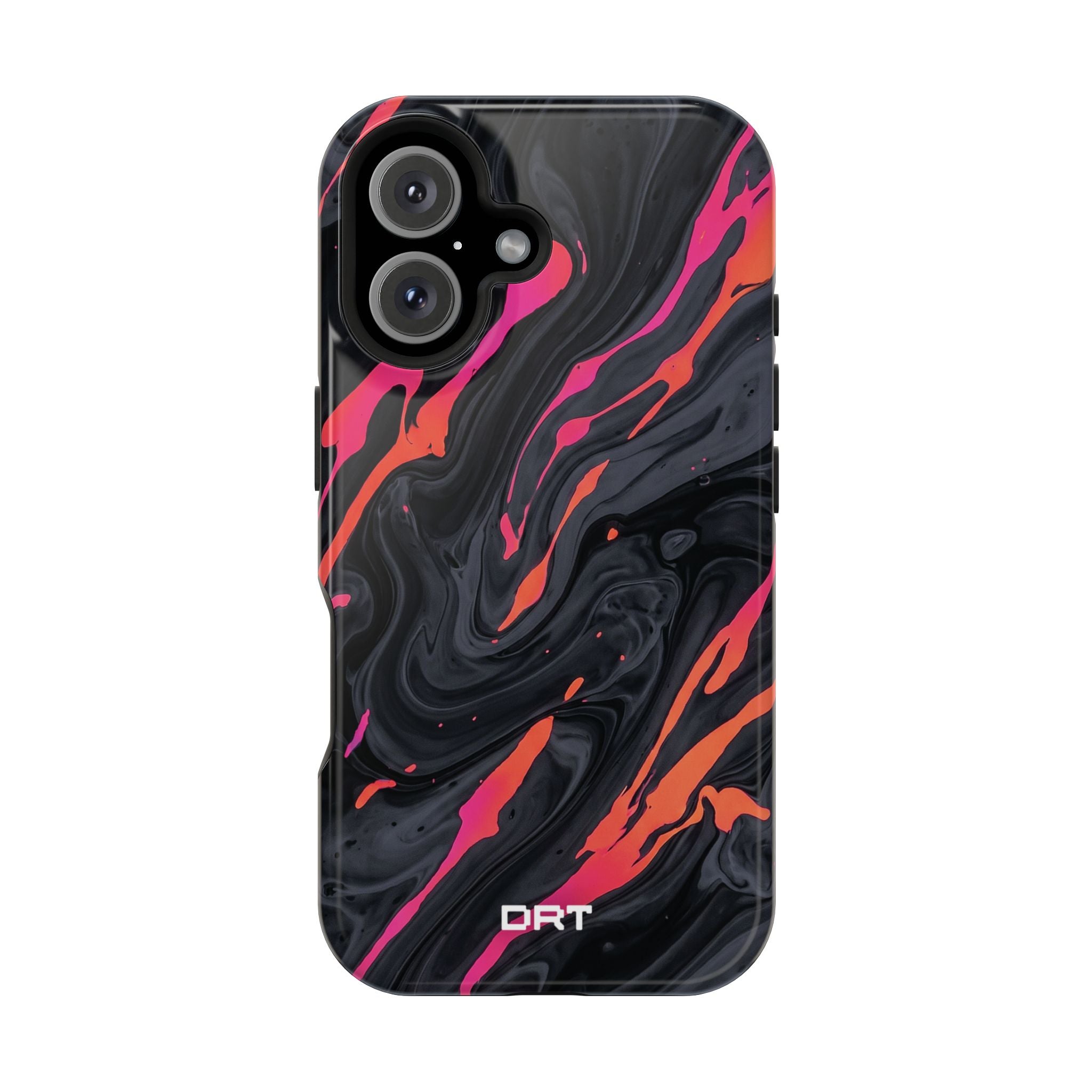Marbled Neon Swirl Magnetic Impact Phone Case