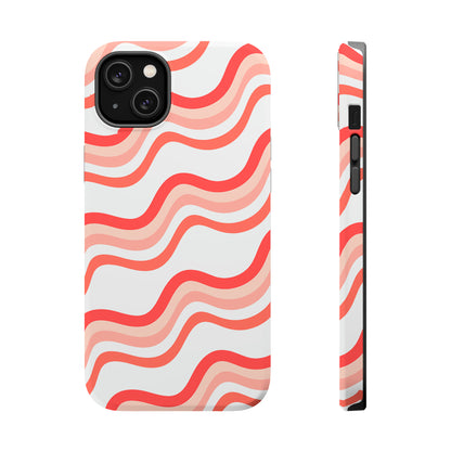 Wavy Stripes Pattern (iPhone MagSafe Case)Elevate your iPhone's style with the Wavy Stripes Pattern MagSafe Case, offering robust protection, MagSafe compatibility, and a choice of matte or glossy finish. PeRimaGallery