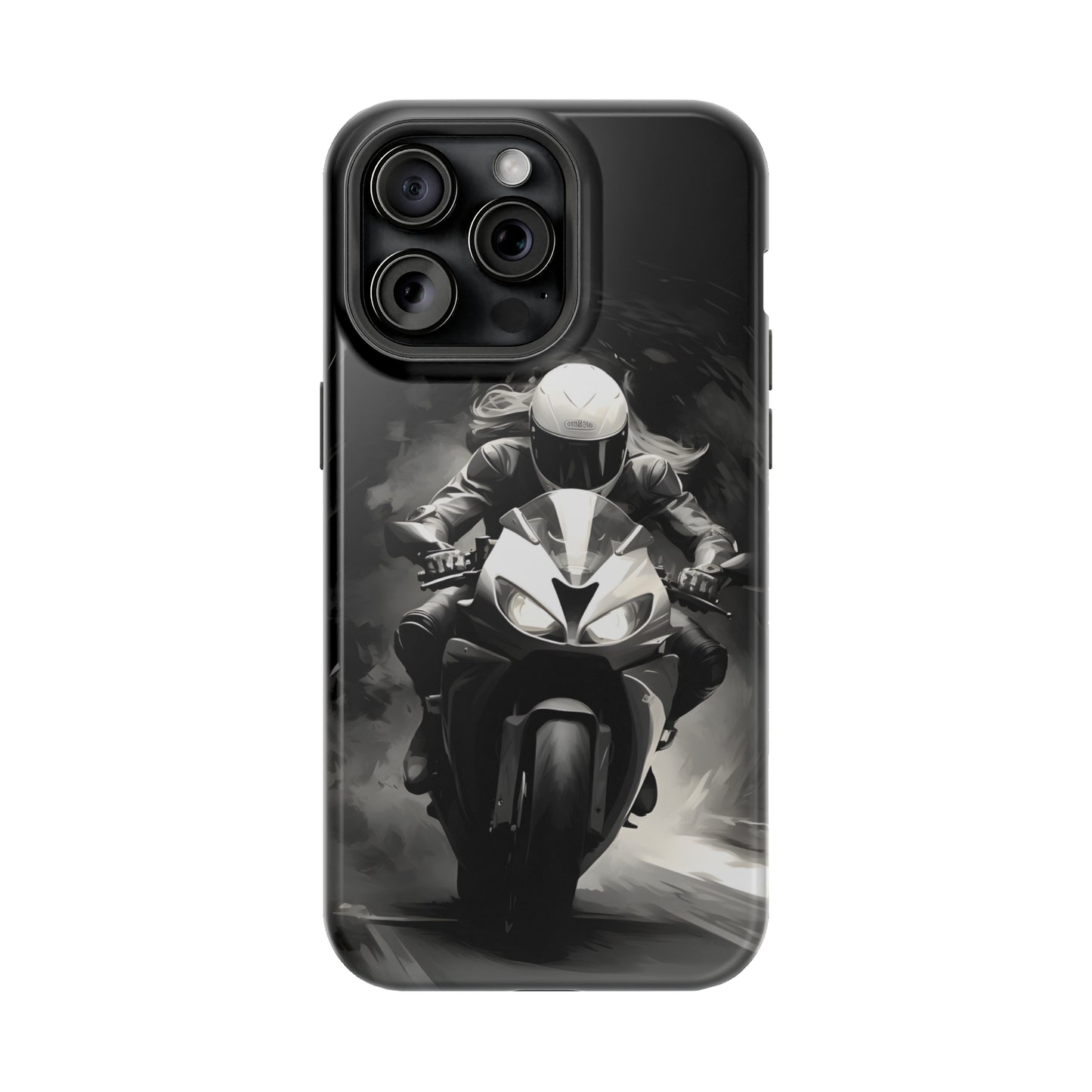 Female Night Biking (iPhone MagSafe Case)Female Night Biking MagSafe Durable Case: Style Meets Protection 📱✨
Upgrade your device with Rima Gallery's Female Night Biking MagSafe Durable Case. This case isn’RimaGallery