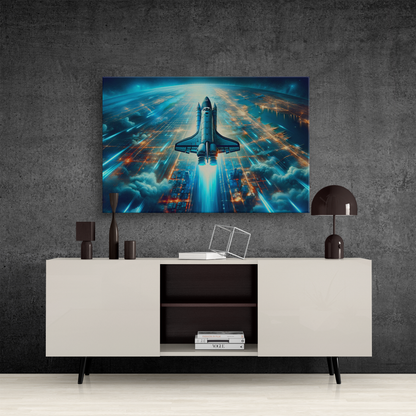 Orbital Blaze Odyssey (Canvas)Orbital Blaze Odyssey (Canvas  Matte finish, stretched, with a depth of 1.25 inches)
Struggling with low-quality canvases? Switch to RimaGallery! Our canvases are moRimaGallery