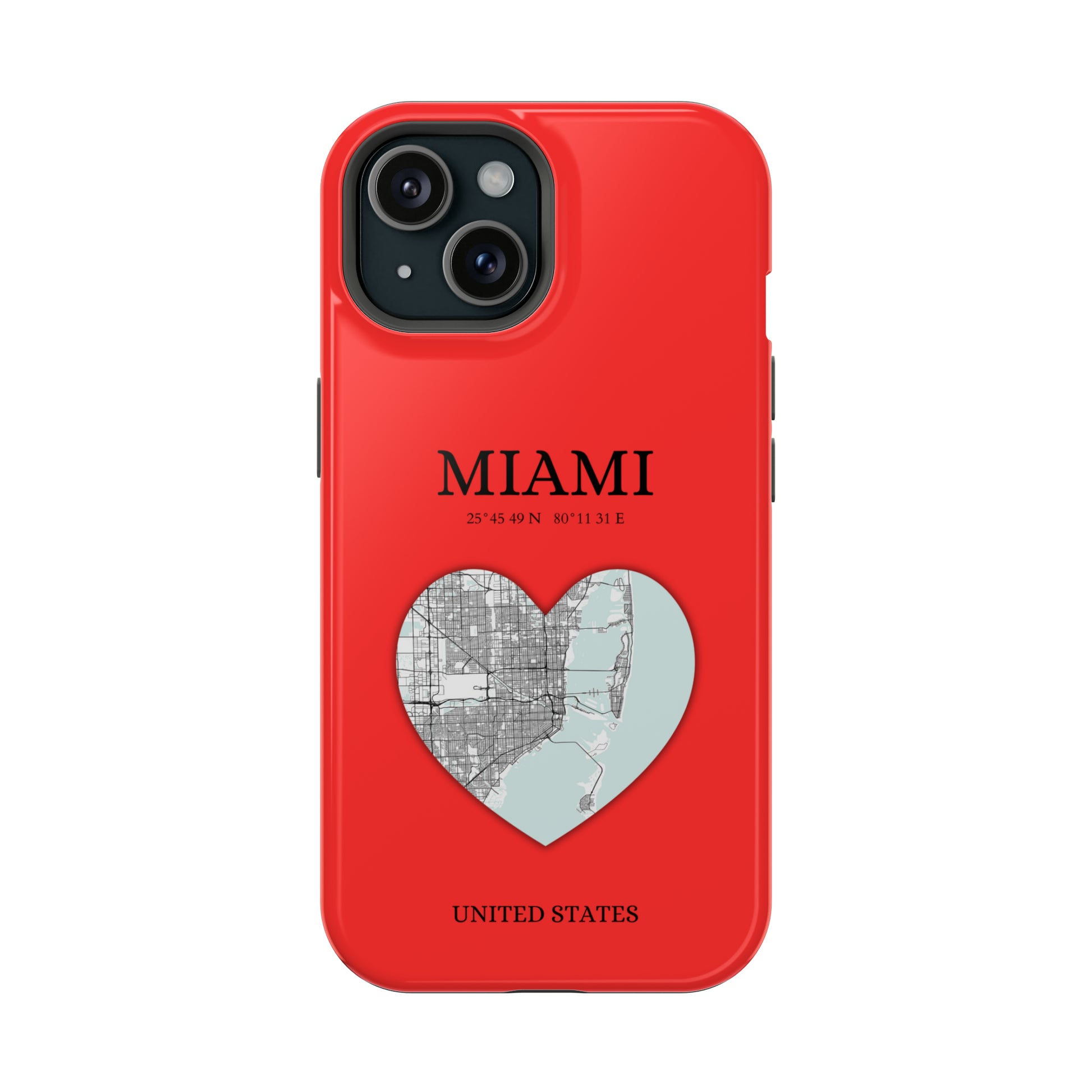 Miami Heartbeat - Red (iPhone MagSafe Case)Elevate your iPhone's style with the Miami Heartbeat Red MagSafe Case, offering robust protection, MagSafe compatibility, and a choice of matte or glossy finish. PerRimaGallery