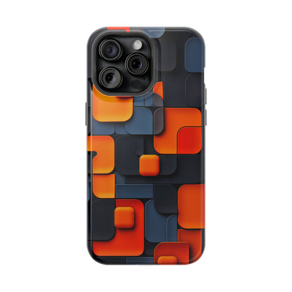 Tangerine Grid (iPhone MagSafe Case)Embrace sophistication with our MagSafe Case for iPhone 13-15: Sleek, durable, and MagSafe-ready for seamless style and unmatched protection.RimaGallery
