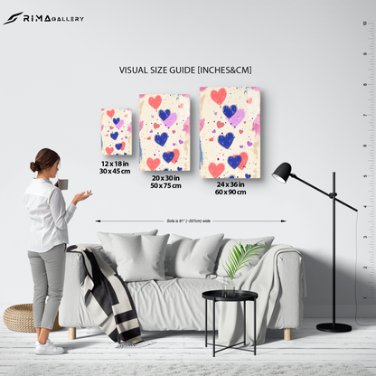 Whimsical Hearts (Acrylic)Elevate your space with our sophisticated Acrylic Prints, blending modern art with durability. Perfect for art lovers and design enthusiasts, our prints offer vibranRimaGallery