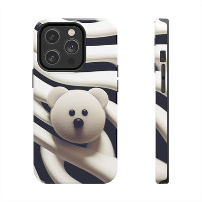 Zebra Print Teddy Bear (iPhone Case 11-15)Zebra Print Teddy Bear Phone Case for iPhone 11-15: Combining Glossy Elegance with Shockproof Functionality
Dive into the Exotic World of Zebra Patterns:
Get mesmeriRimaGallery